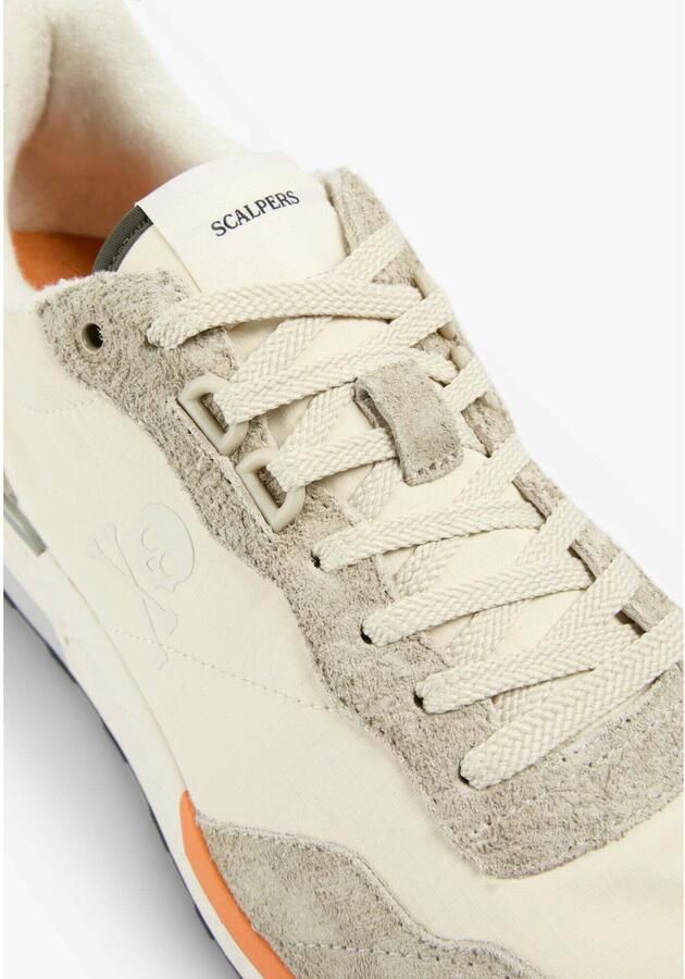 Scalpers Sneakers laag 'Nuharry' crème donkerbeige - Foto 4
