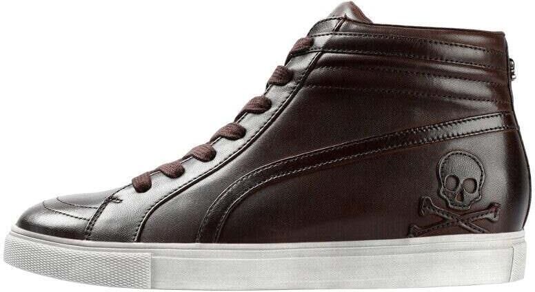 Scalpers Sneakers laag 'Studs' chocoladebruin