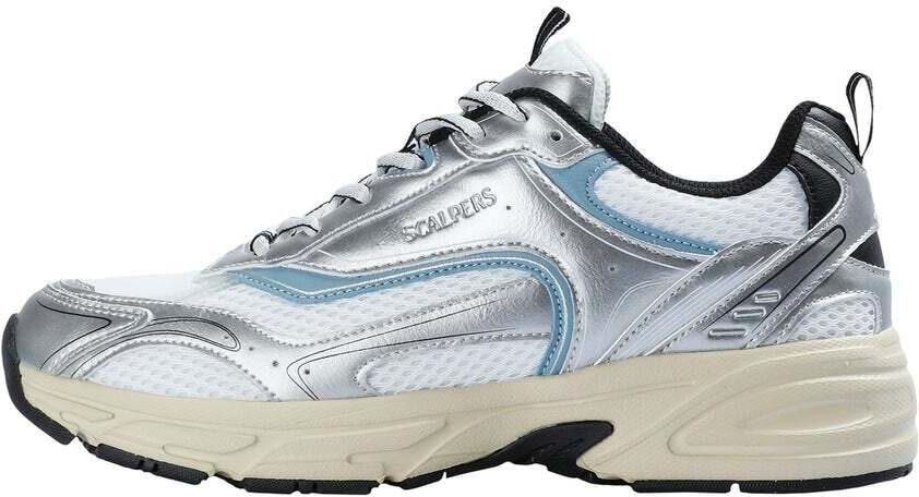 Scalpers Sneakers laag zilver