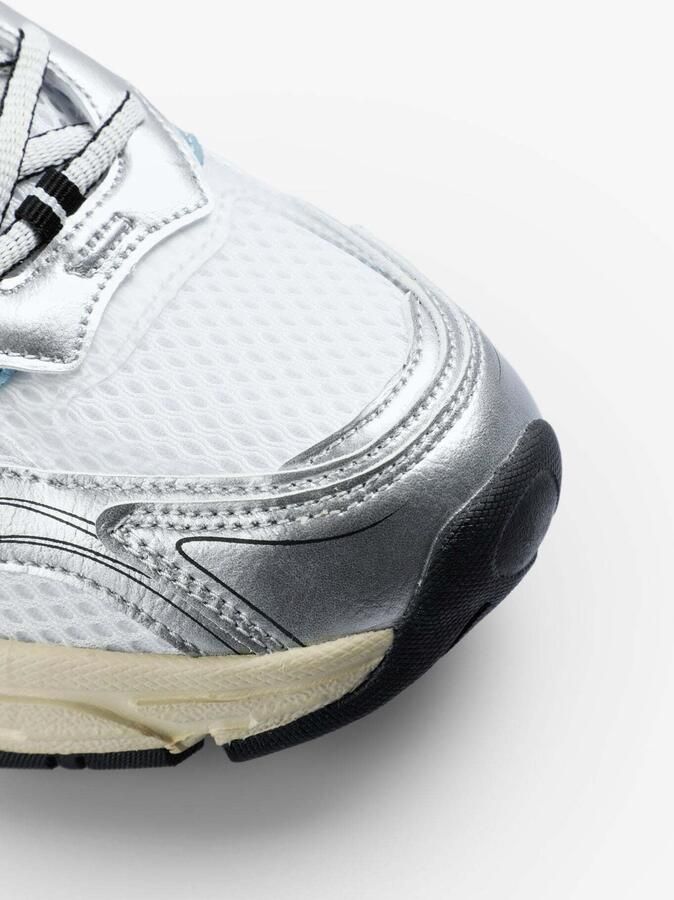 Scalpers Sneakers laag zilver - Foto 4