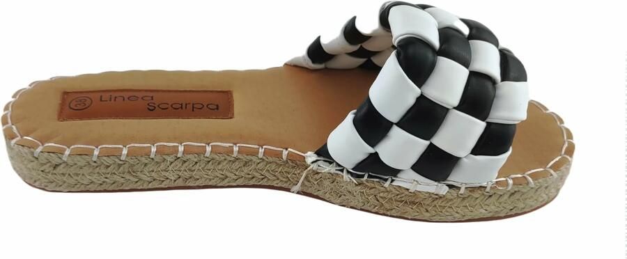 Scarpa Muiltjes bruin zwart natuurwit - Foto 3
