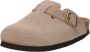 Scholl Fae Clog Slippers beige Suede Dames - Thumbnail 4