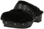 Scholl Zwarte platte schoenen met houten zool Black Dames - Thumbnail 3