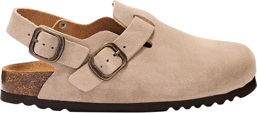 Scholl Dames Slippers Fae Backstrap Dark Beige - Foto 9