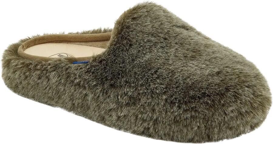 Scholl Comfortabele Instap Pantoffels voor Dames Green - Foto 3