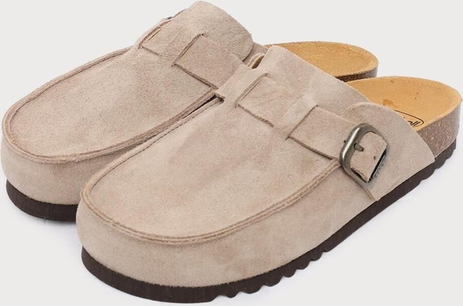 SCHOLL Muiltjes 'DAKOTA' donkerbeige - Foto 4