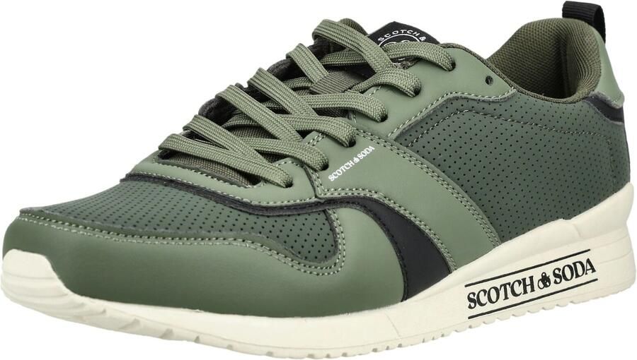 SCOTCH & SODA Sneakers laag donkergroen