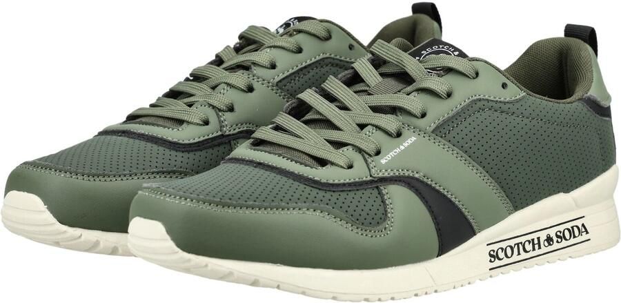 SCOTCH & SODA Sneakers laag donkergroen - Foto 5