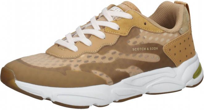 Scotch \u0026 Soda Lou Lage sneakers Dames Camel - Schoenen.nl
