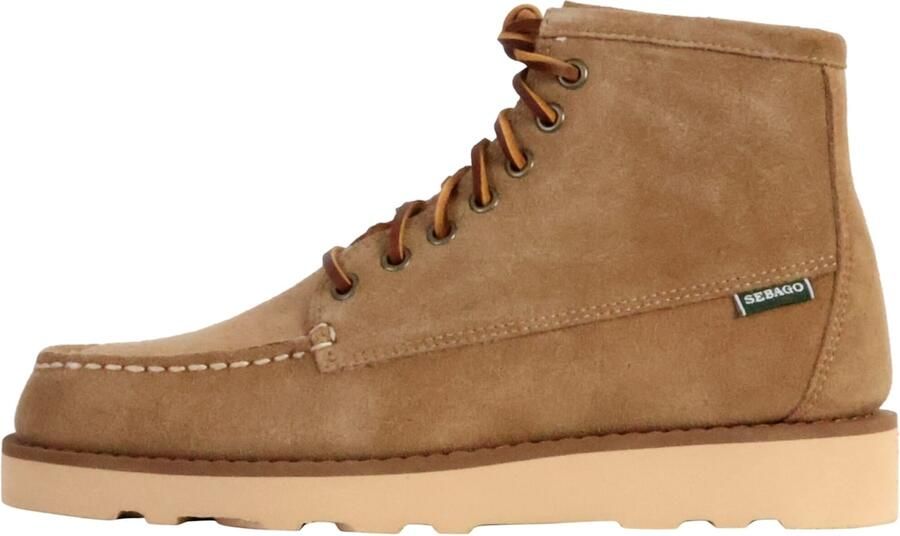 Sebago Beige Suède Enkellaarsjes met Halfhoge Schacht - Foto 3