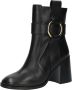 See by Chloé Gehakte enkellaarzen 'Zelda' Black Dames - Thumbnail 2