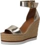 SEE BY CHLOÉ See By Chloé Sandalen Dames Glyn High Maat: 37 Materiaal: Leer Kleur: Goud - Thumbnail 4