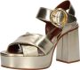 SEE BY CHLOÉ See By Chloé Sandalen Dames Lyna Sandaal Maat: 41 Materiaal: Leer Kleur: Goud - Thumbnail 4