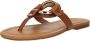 SEE BY CHLOÉ See By Chloé Teenslippers Dames Hana Maat: 36 Materiaal: Leer Kleur: Bruin - Thumbnail 4