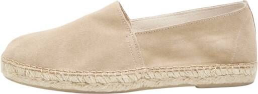 Selected Homme Beige Suède Espadrilles Instappers Beige Heren - Foto 3