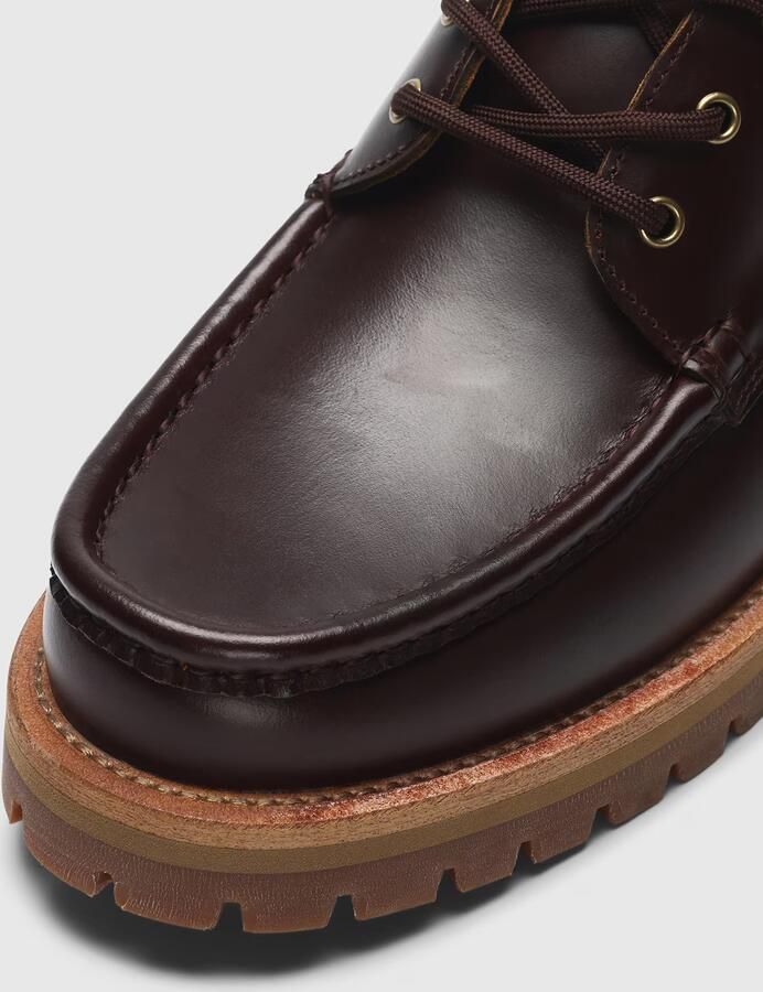 Selected Homme Veterschoenen van echt leer Model 'HOLGER' - Foto 2