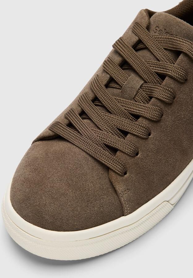 SELECTED Sneakers laag bruin - Foto 4