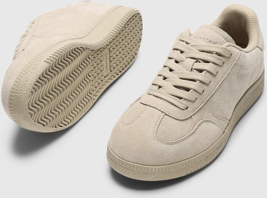 SELECTED Sneakers laag lichtgrijs - Foto 3