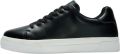 Selected Homme Low top sneakers van echt leer model 'DAVID' - Zwart