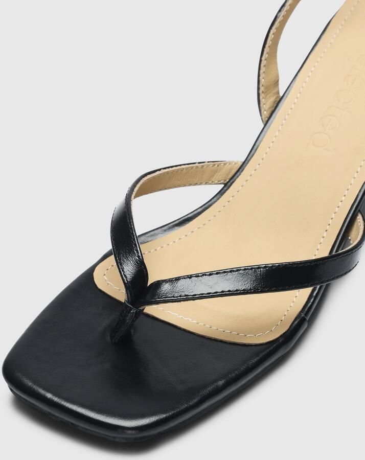 SELECTED Teenslipper 'SLFELLA' zwart - Foto 3