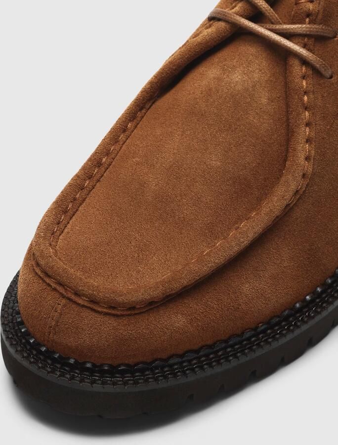 Selected Homme Veterschoenen van echt suède Model 'HECTOR' - Foto 3