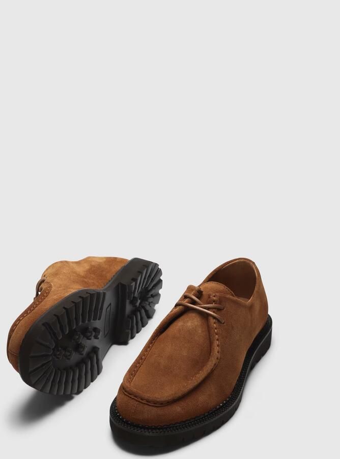 Selected Homme Veterschoenen van echt suède Model 'HECTOR' - Foto 4