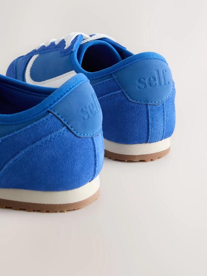 Self. Sneakers laag blauw wit - Foto 3