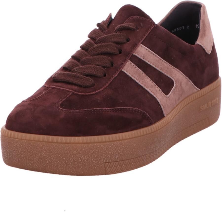 SEMLER Sneakers laag beige bruin bordeaux