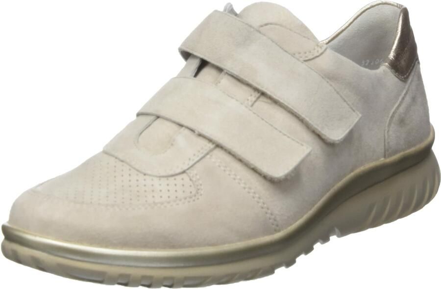 SEMLER Veterschoen beige goud