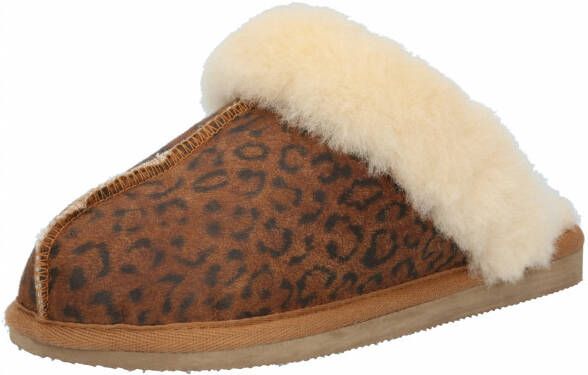 SHEPHERD OF SWEDEN Jessica slippers Dames Sloffen Bruin Leopard - Foto 8