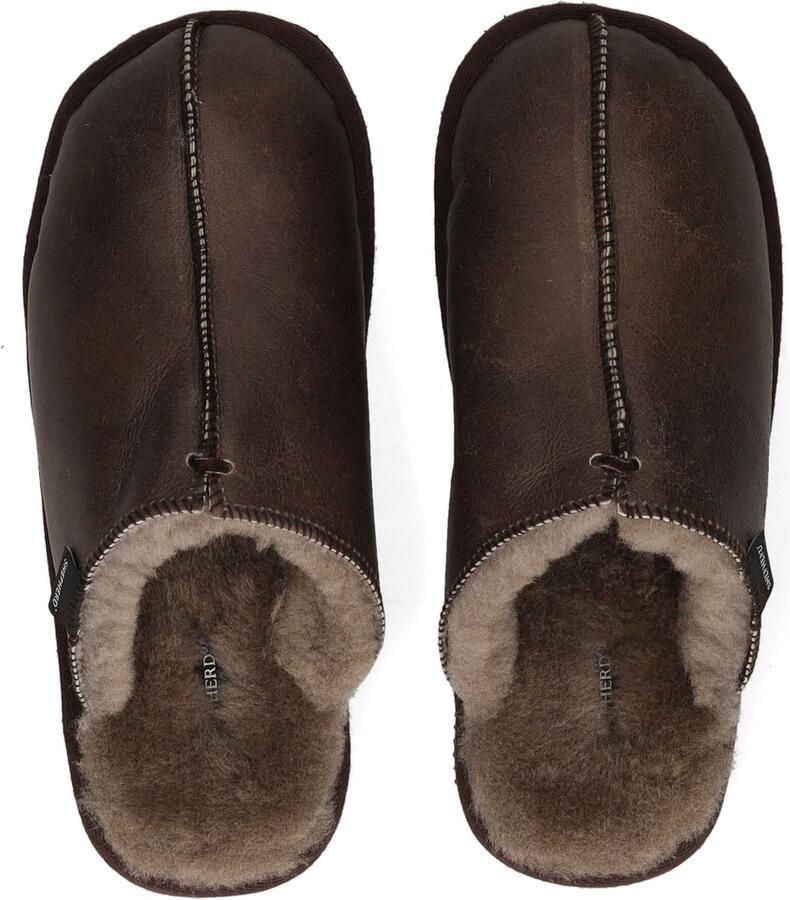 SHEPHERD OF SWEDEN Shepherd 1201 Hugo Herenpantoffels 253-Stone-Oiled-Antique - Foto 4