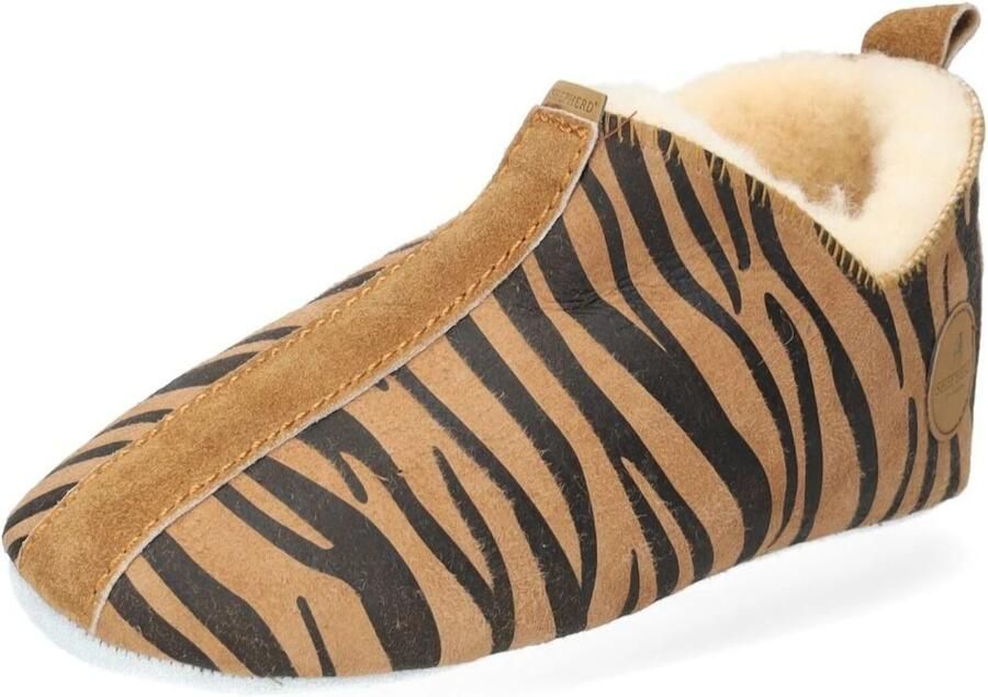 SHEPHERD OF SWEDEN Shepherd LINA~6202449~~~~~~~~~~~~~~~~~~ Dames pantoffels Bruin