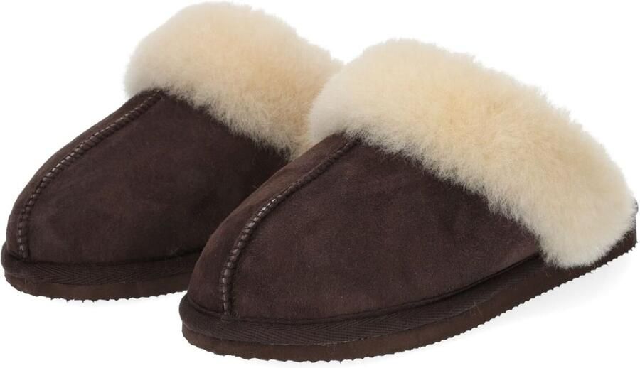 SHEPHERD OF SWEDEN Shepherd 468 Jessica Dames pantoffels 137-Moro-Kastanje - Foto 7