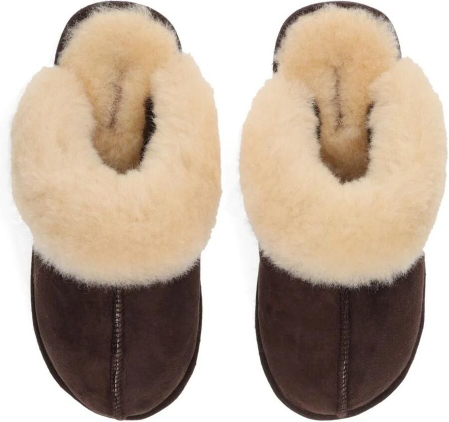 SHEPHERD OF SWEDEN Shepherd 468 Jessica Dames pantoffels 137-Moro-Kastanje - Foto 5