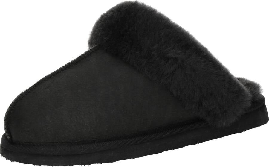 SHEPHERD OF SWEDEN Shepherd 468 Jessica Dames pantoffels 610-Mat-Zwart