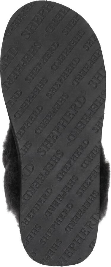 SHEPHERD OF SWEDEN Shepherd 468 Jessica Dames pantoffels 610-Mat-Zwart - Foto 3