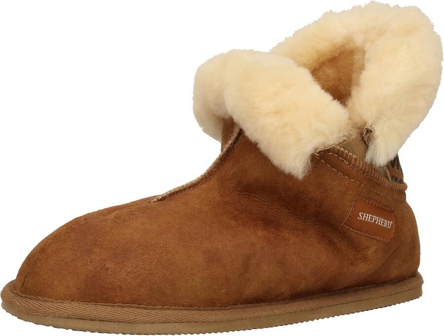 SHEPHERD Huisschoenen karamel