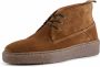 Shoe the Bear Klassieke Suède Chukka Laars Brown Heren - Thumbnail 2