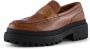 Shoe the Bear Iona loafer leer WIT Krokodil White Dames - Thumbnail 2