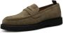 Shoe the Bear Casual Suède Loafer Khaki Green Heren - Thumbnail 1