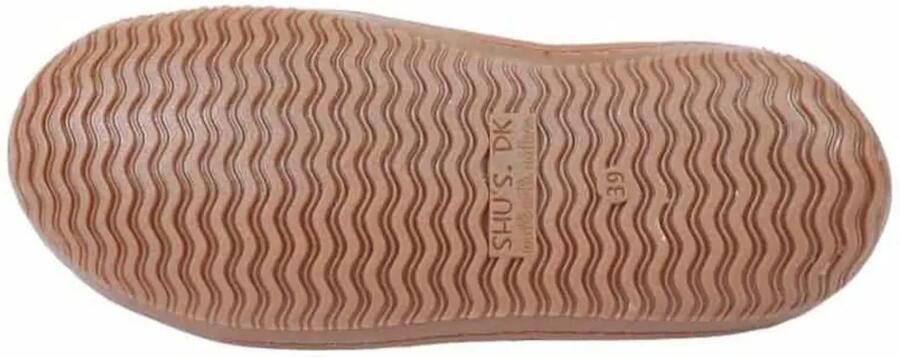 SHUS walk with nature Huisschoenen 'Uldhjemmesko (100% ren uld) m Gummisål – Dansk Design fra SHUS' rood - Foto 3