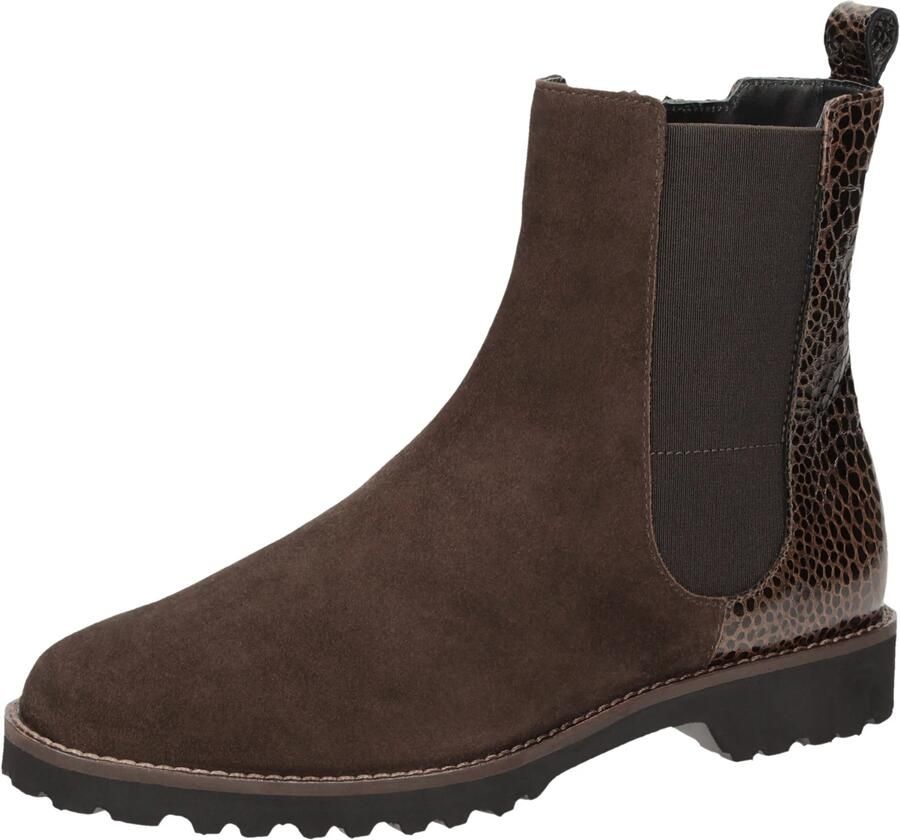 SIOUX Chelsea boots ' Meredith-750-H ' donkerbruin - Foto 1