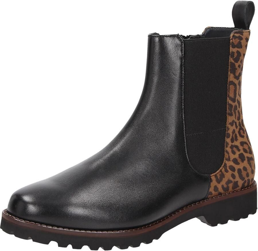 SIOUX Chelsea boots 'Meredith-750-H' lichtbruin donkerbruin