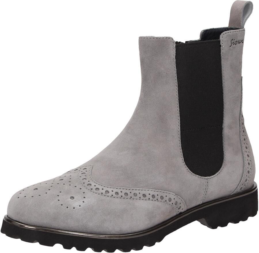 SIOUX Chelsea boots ' Meredith-751-H ' grijs zwart