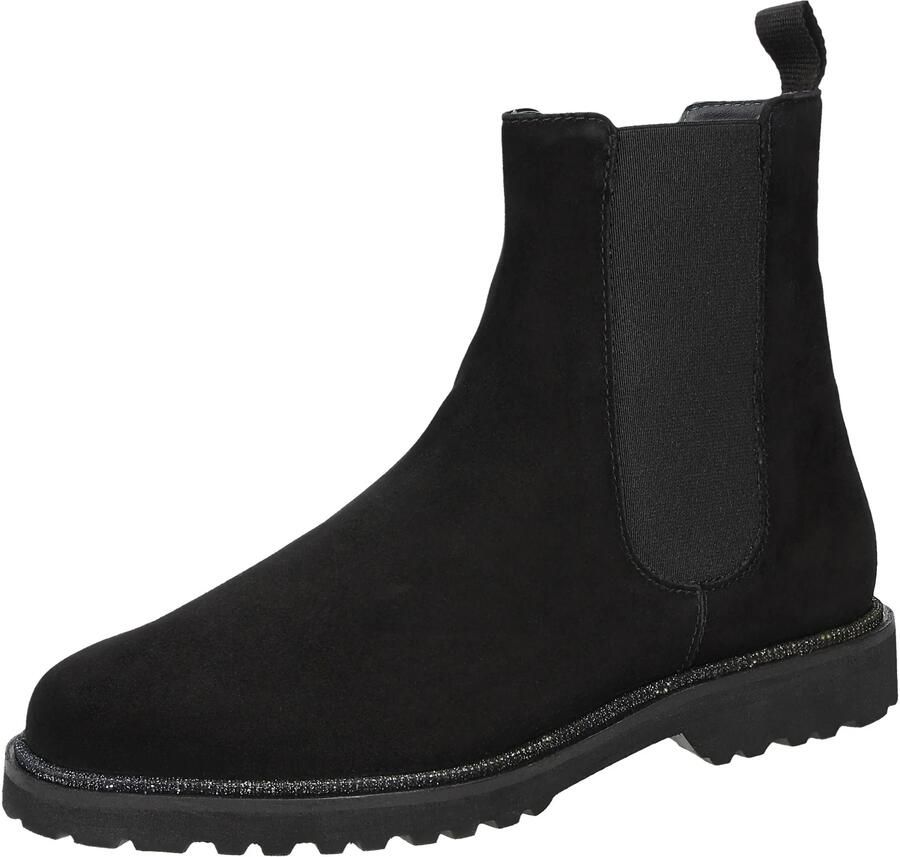 SIOUX Boots 'Stiefel Damen 69540 Rauleder in schwarz' zwart