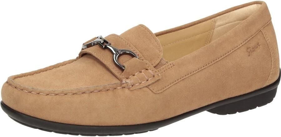 SIOUX Instappers beige zwart