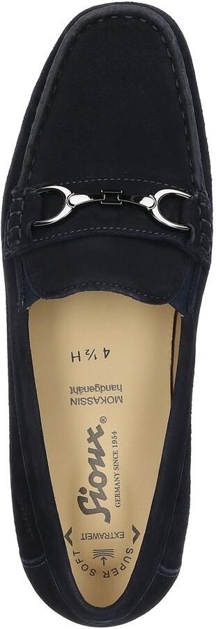 SIOUX Mocassins Dames Cortizia Suède Blauw - Foto 12