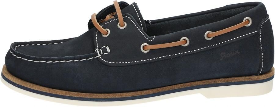 SIOUX Mocassins 'Nakimba-700' donkerblauw karamel - Foto 6