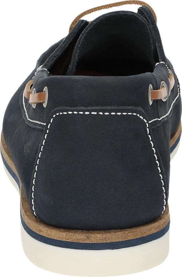 SIOUX Mocassins 'Nakimba-700' donkerblauw karamel - Foto 4
