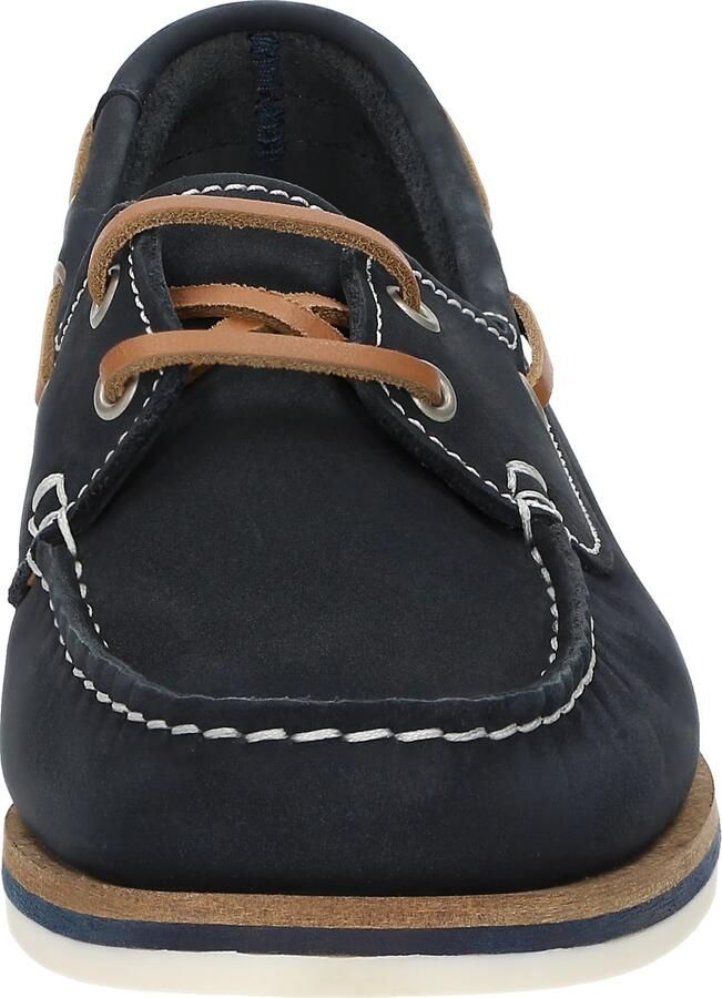 SIOUX Mocassins 'Nakimba-700' donkerblauw karamel - Foto 3